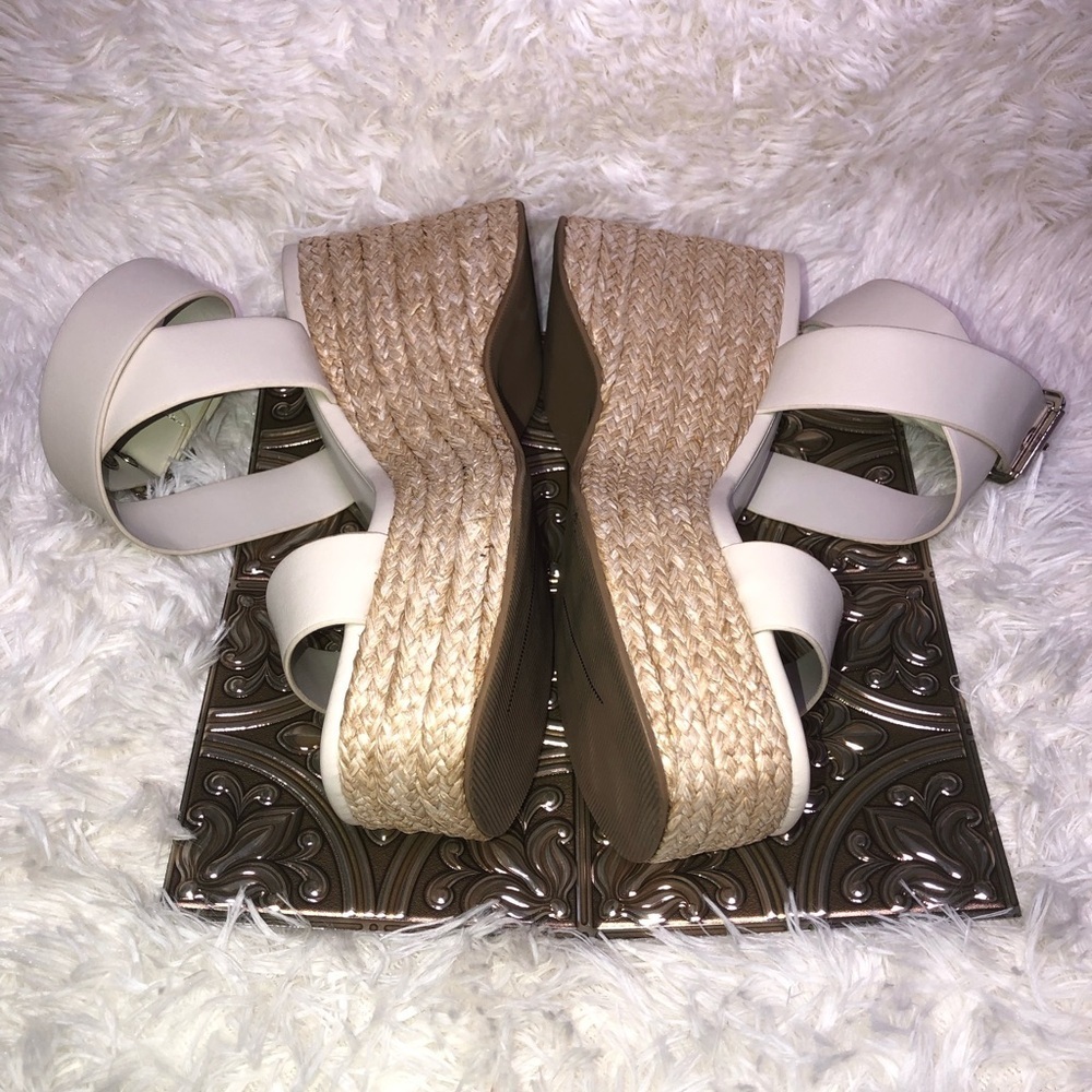 Wedge Espadrille Slide Sandals - Cream - Picture 7 of 16